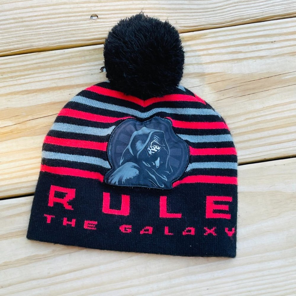 STAR WARS Plush Knitted Cap Rule The Galaxy "KYLO REN RULE "  Winter Hat